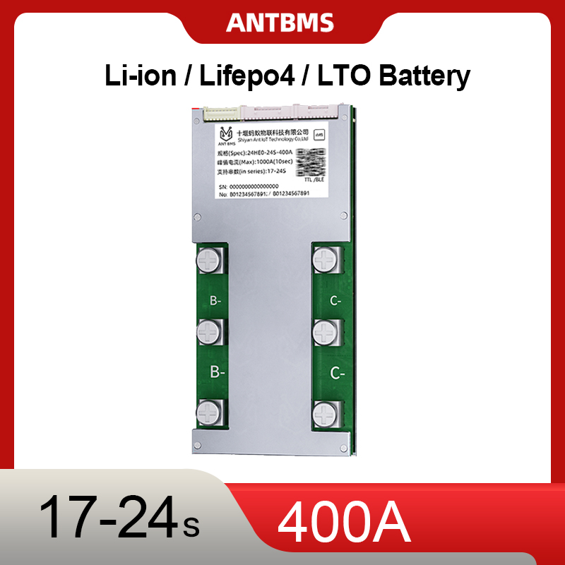 Smart Bms 24S 200A Bluetooth Lifepo4 - ANT Bluetooth Smart BMS17S -24S 400A,